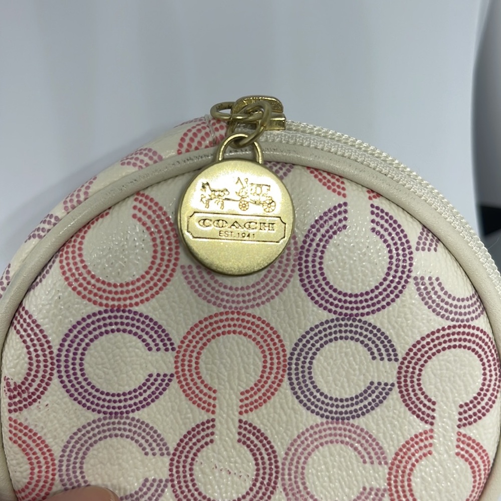 Coach Round Coin Change Wallet - Picture 2 of 3